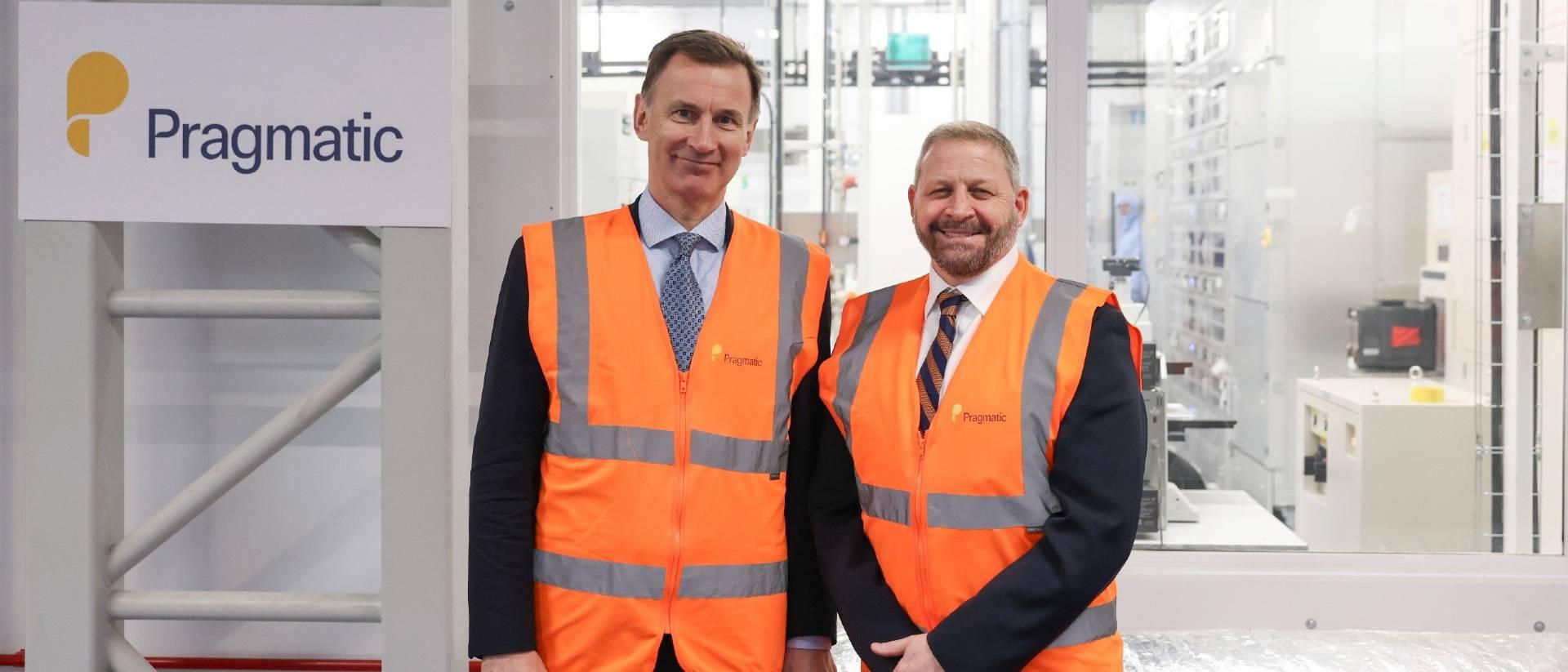 Pragmatic welcomes Chancellor of the Exchequer, Jeremy Hunt, to Pragmatic Park