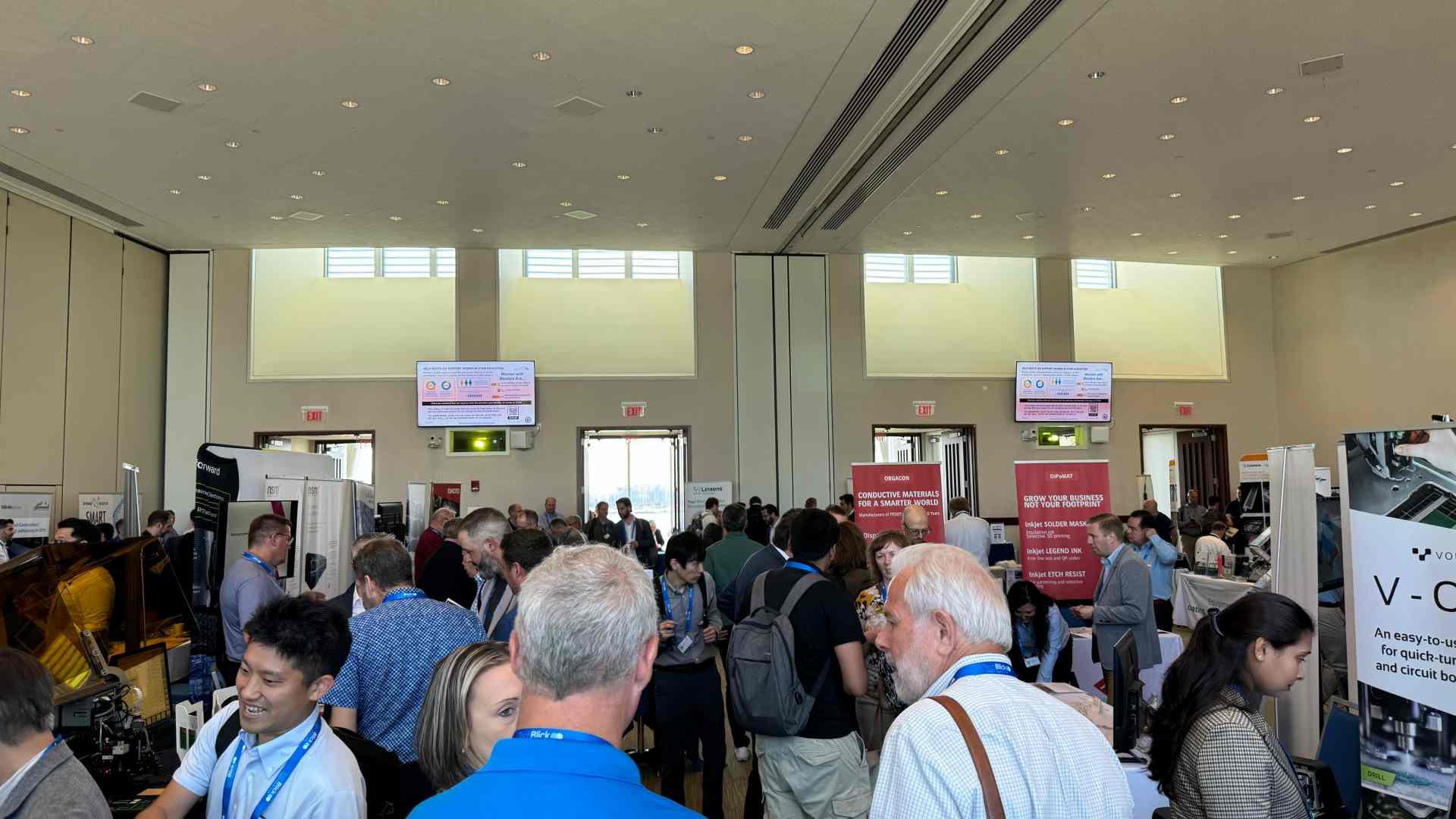 Exhibition area at TechBlick Boston