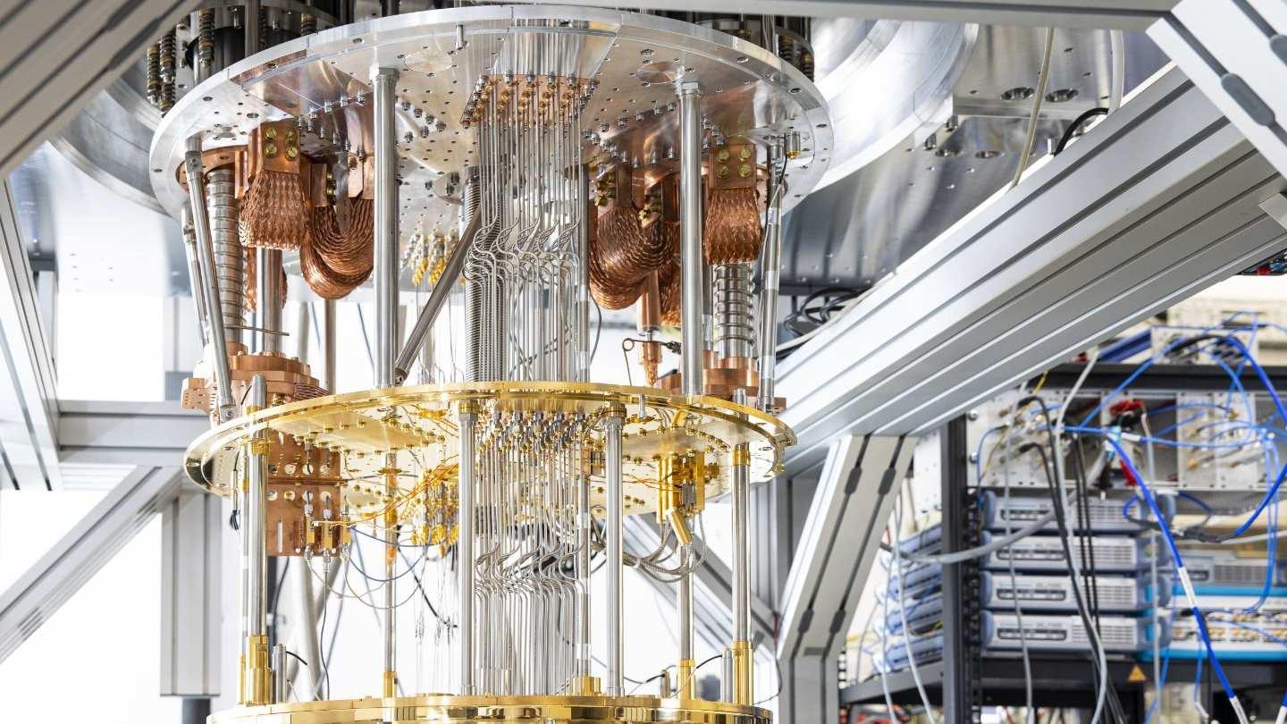 Cryogenic setup and control of a superconducting quantum computer at FZ Jülich.