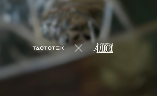 Logos of TactoTek and Industrias Alegre