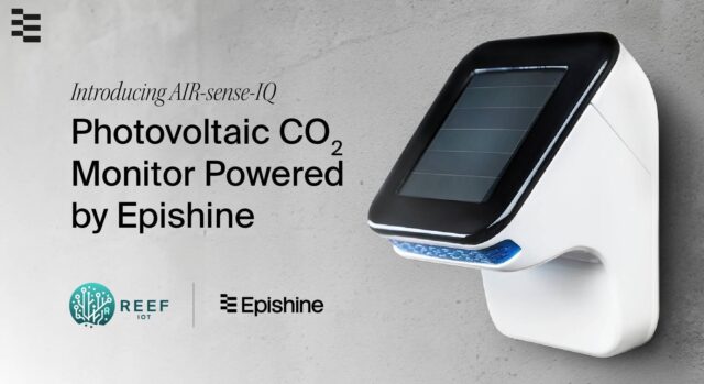 AIR-sense-IQ: a CO2 Monitor Powered by Epishine’s Organic Indoor Solar Cells