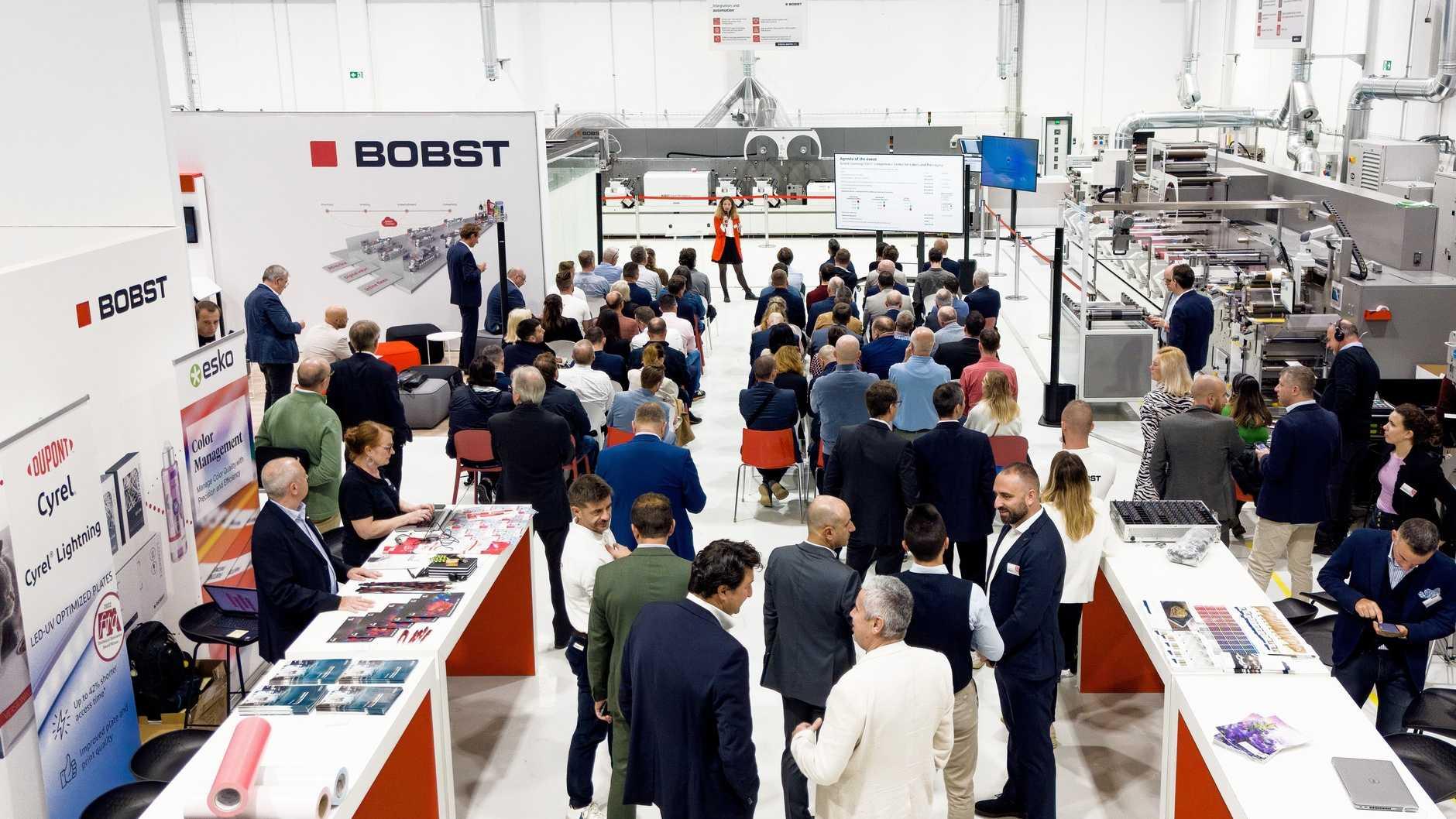 BOBST strengthens its global presence with the opening of a new Labels & Flexible Packaging Competence Center in Italy