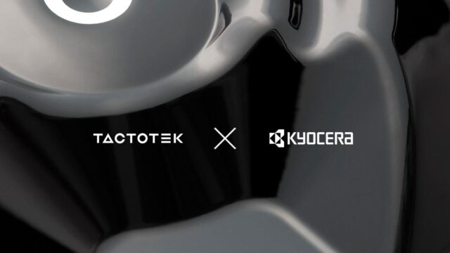 Company logos of TactoTek and Kyocera