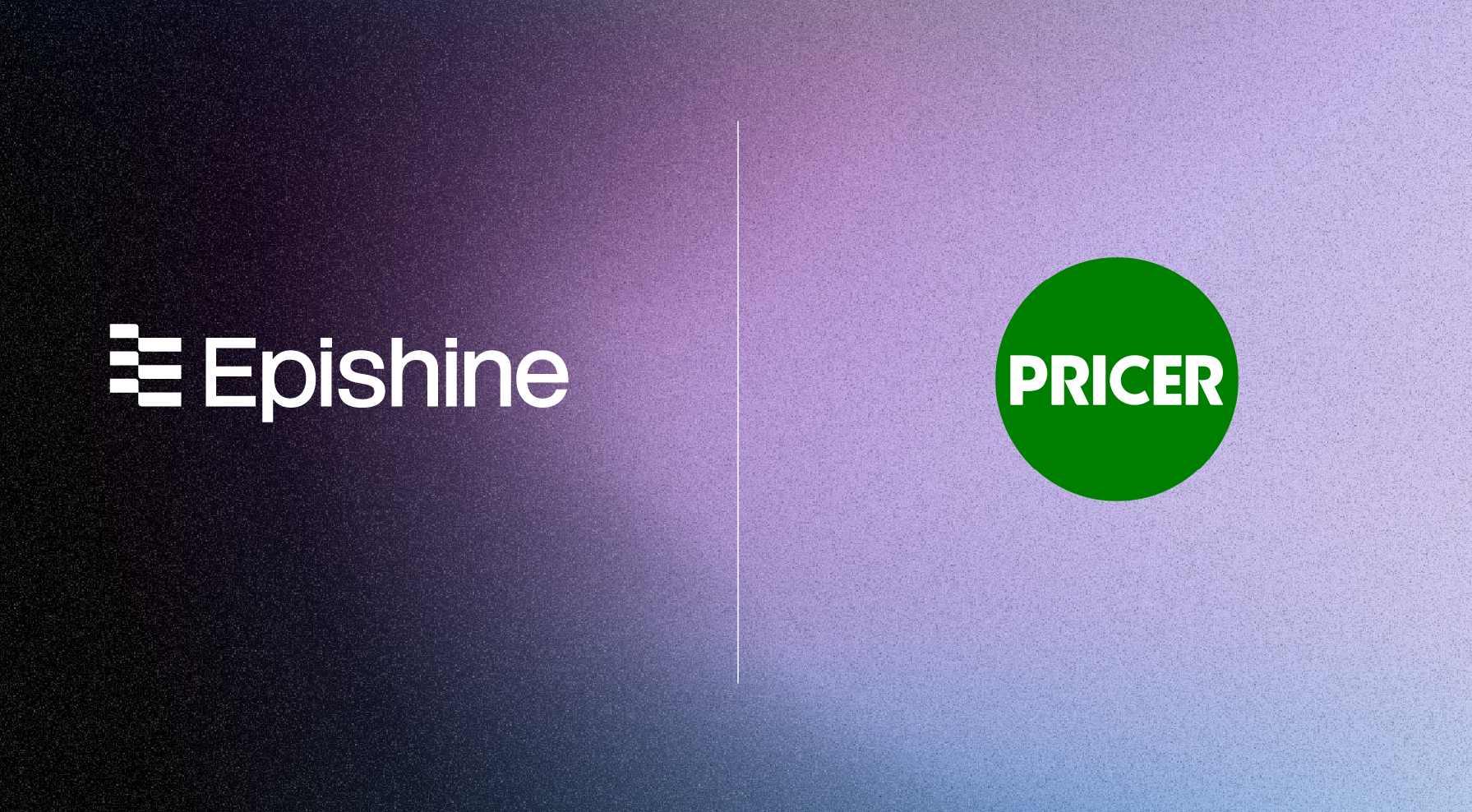 Company logos of Epishine and Pricer