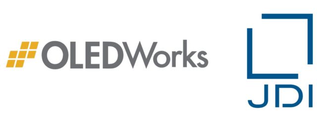 OLEDWorks and JDI company logos