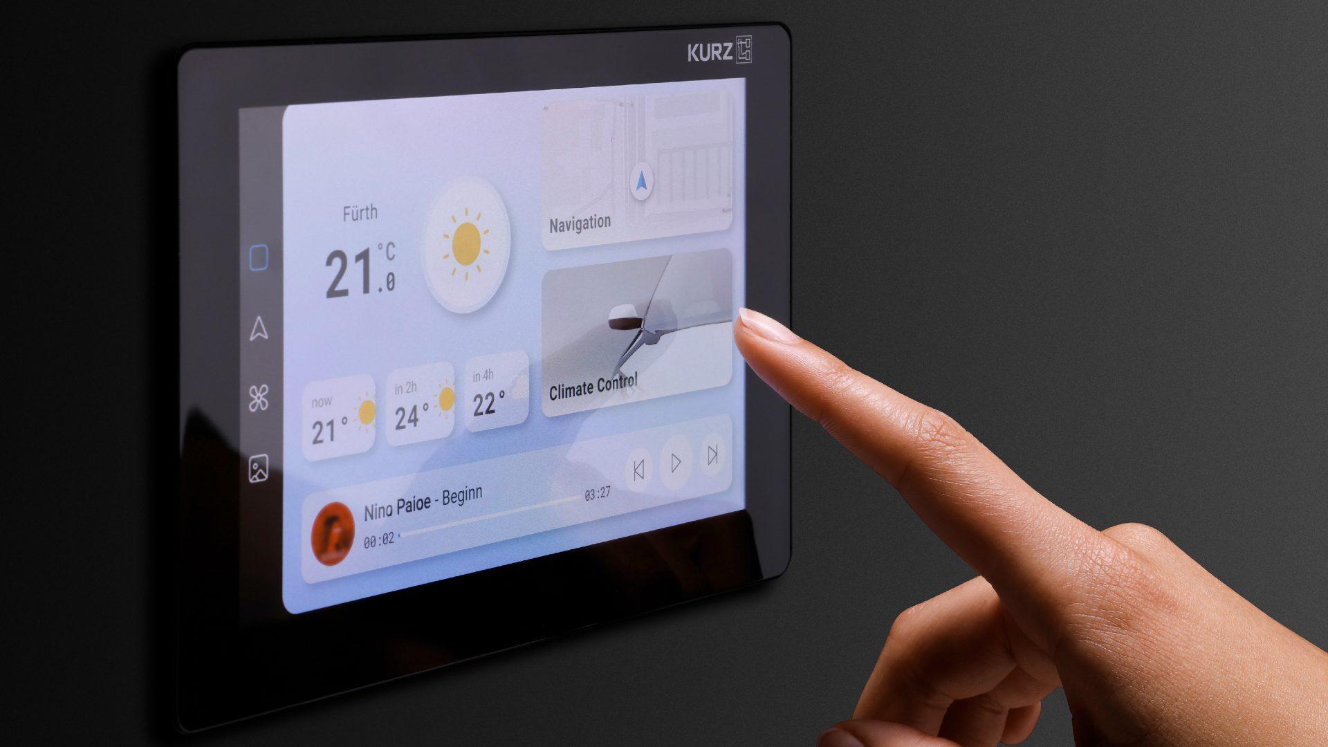 A KURZ touch display