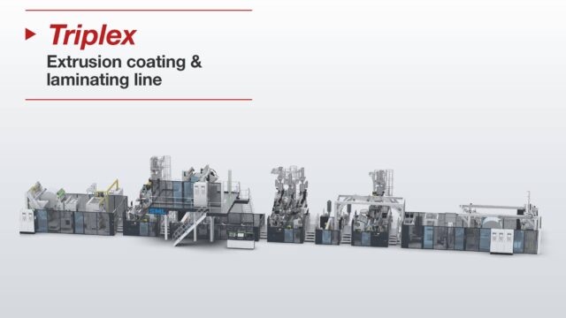 SML's Triplex extrusion coating & laminating line