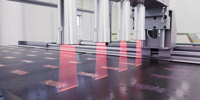 Laser sintering of printed electronics