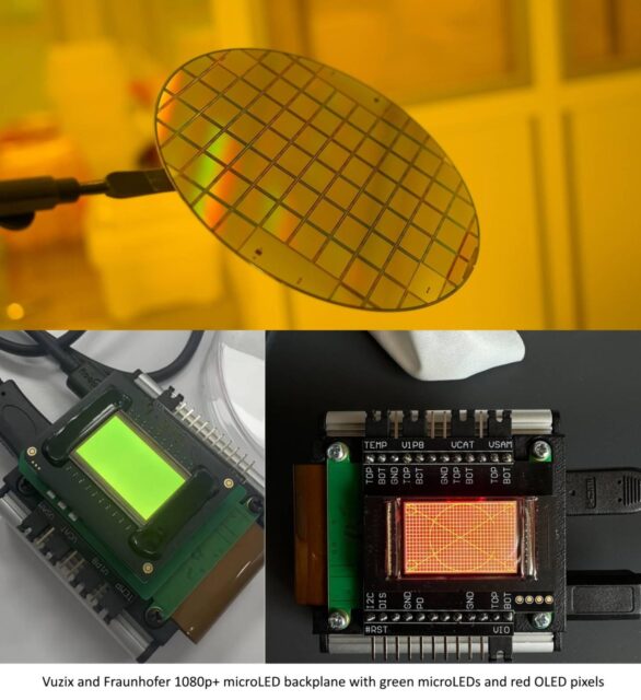 Vuzix & Fraunhofer IPMS – Milestone in MicroLED backplanes