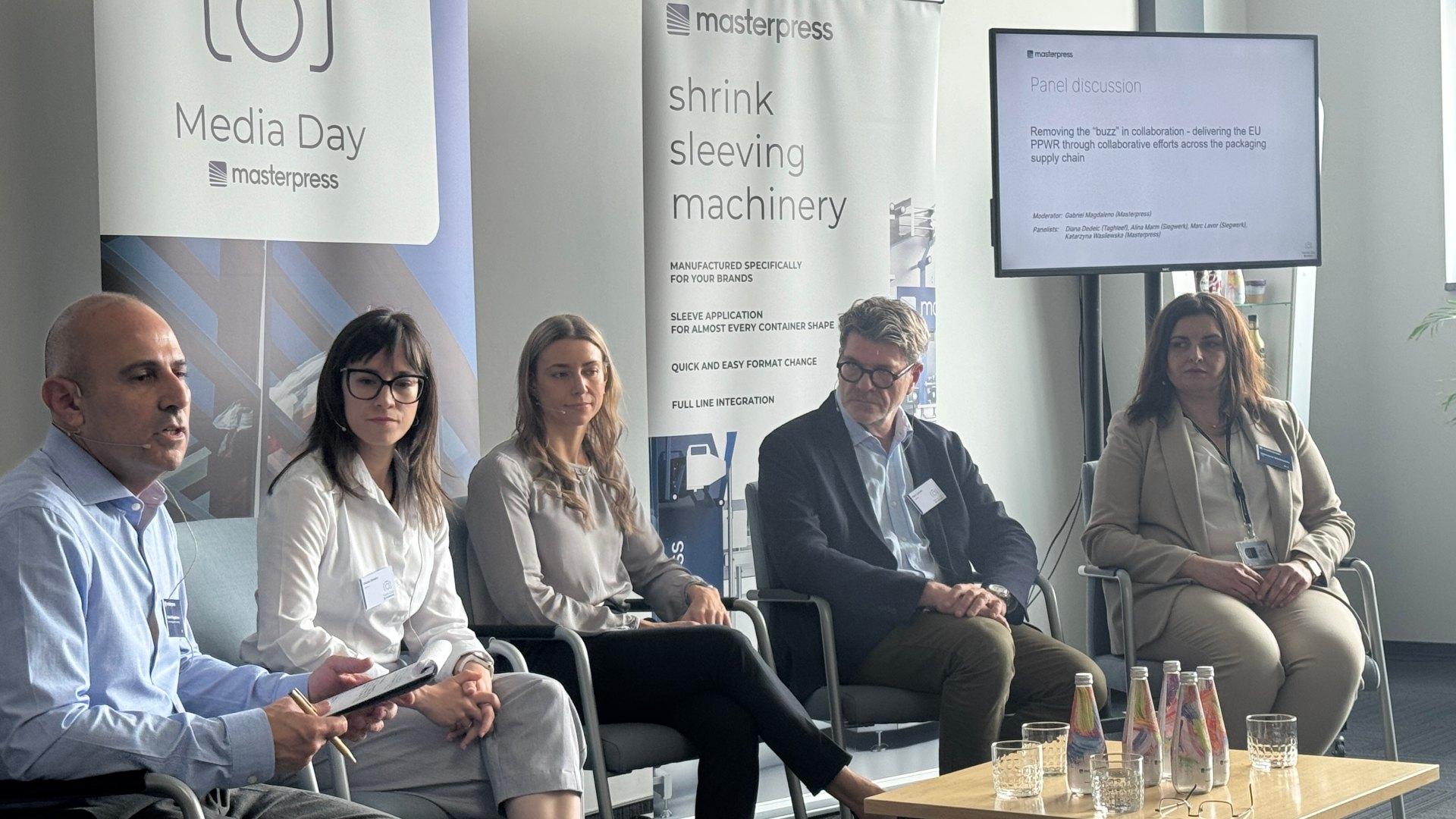 Panel discussion at Masterpress Media Day