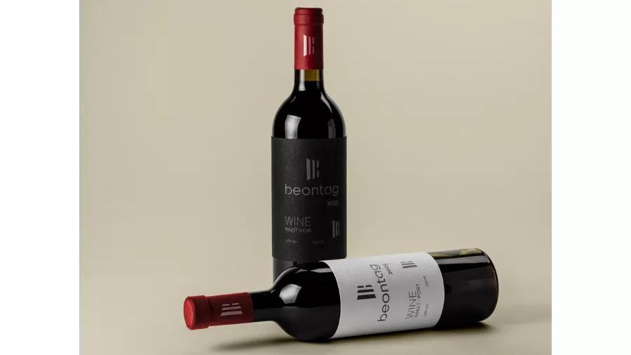 Wine labels from Beontag