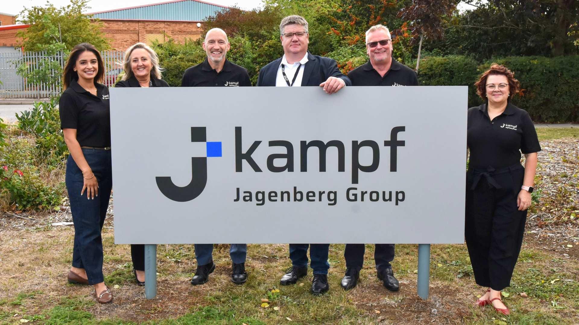 The team of Kampf Machinery UK