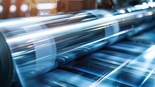 AI image of roll-to-roll processing
