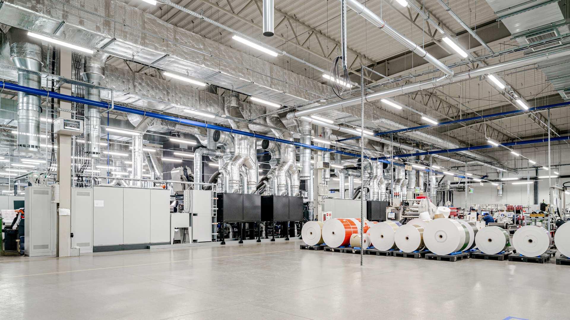 Inside the Masterpress plant in Bialystok