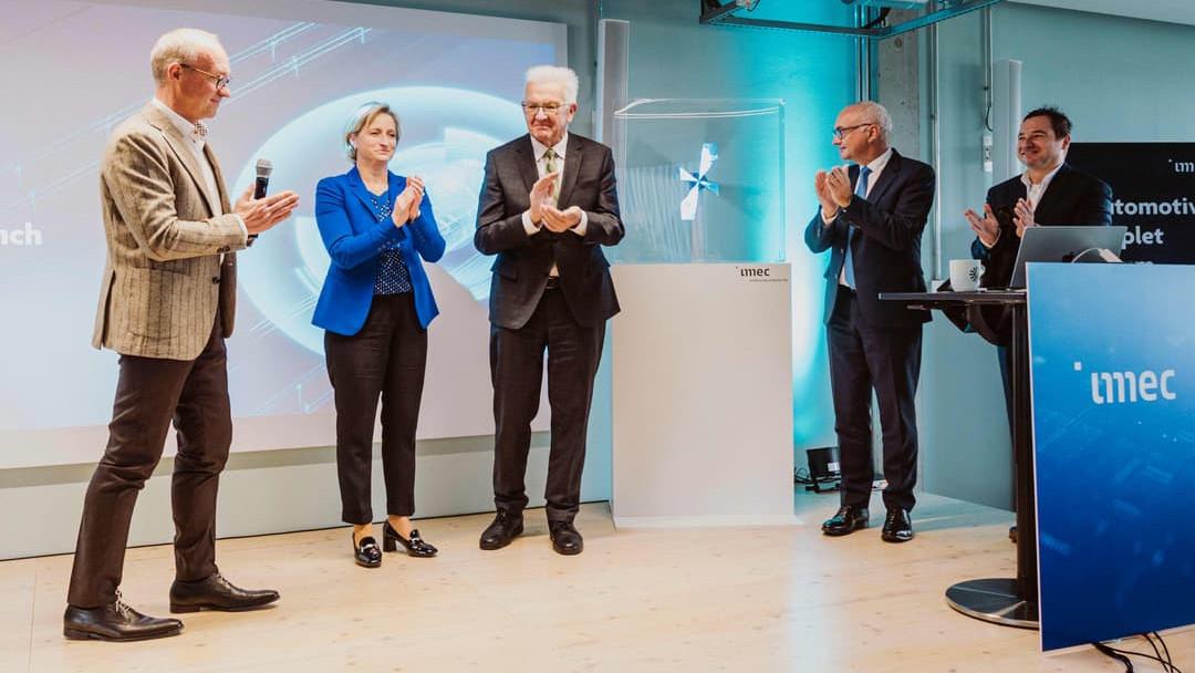 Inauguration ceremony at Imec
