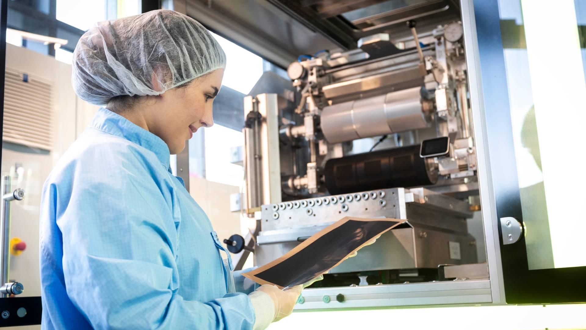 The pilot line offers various printing processes for the production of catalyst layers