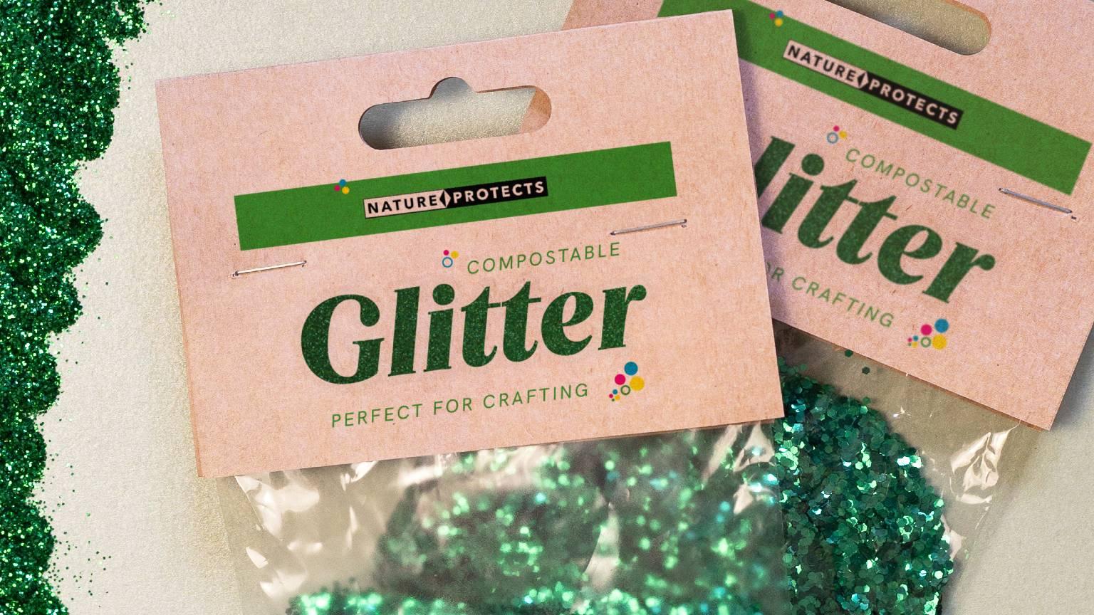 Glitter packaging