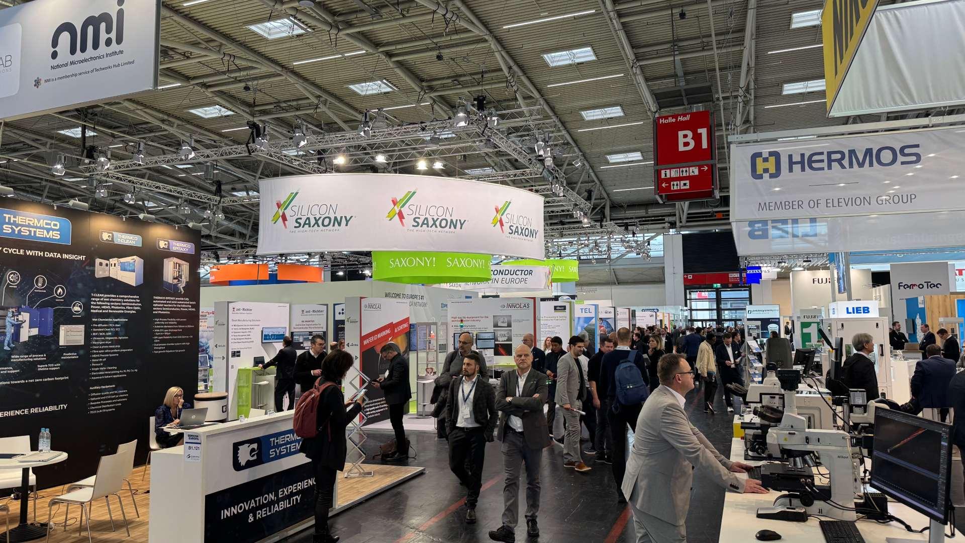 productronica 2025 - in a crowded hall