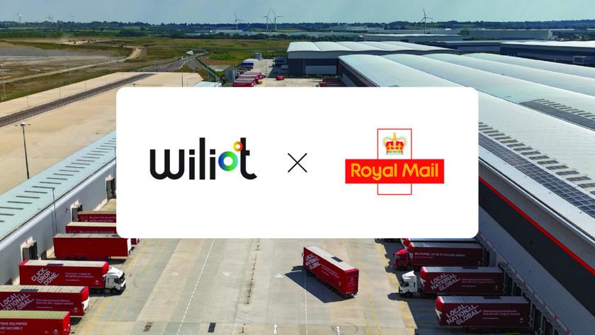 Company logos of Wiliot and Royal Mail
