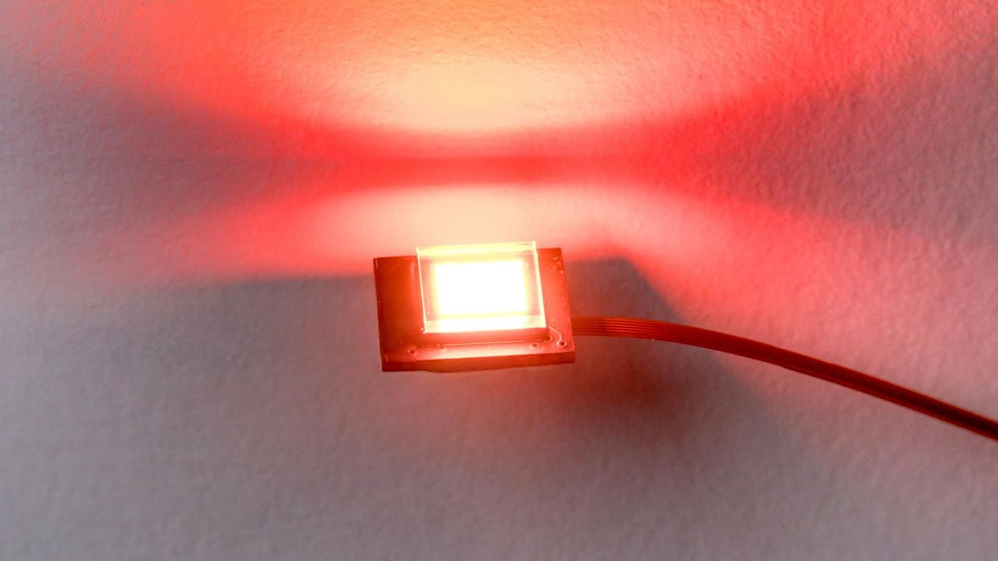 Red OLED microdisplay