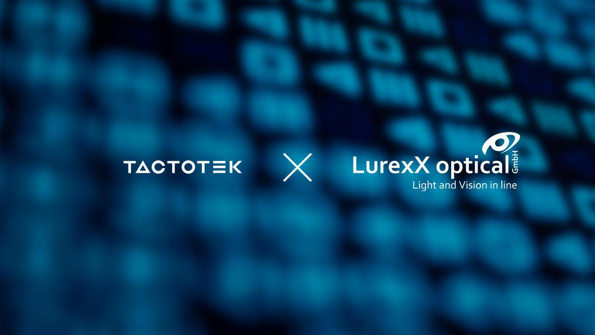 Company logos of TactoTek and LurexX
