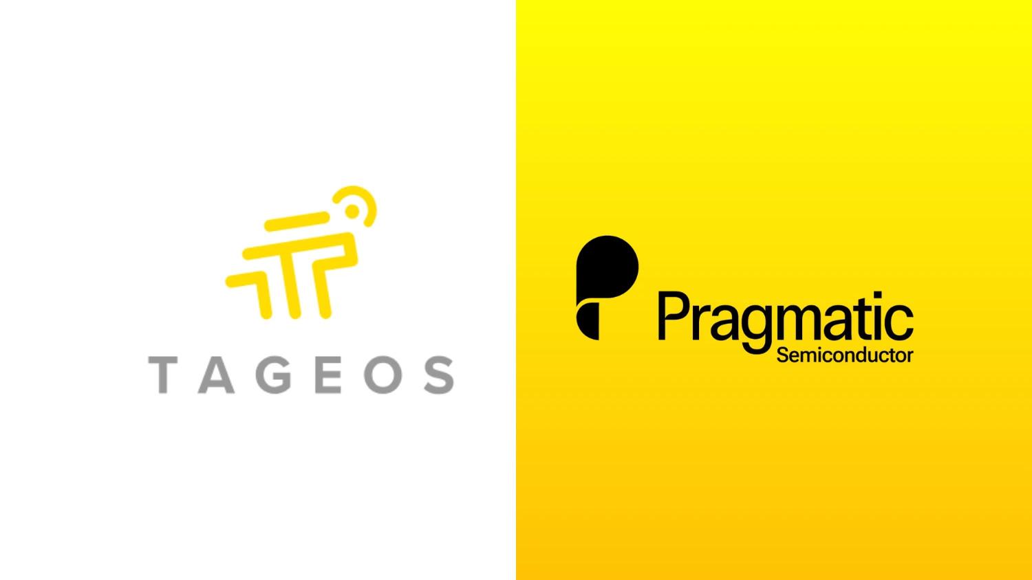 Company logos of Tageos and Pragmatic