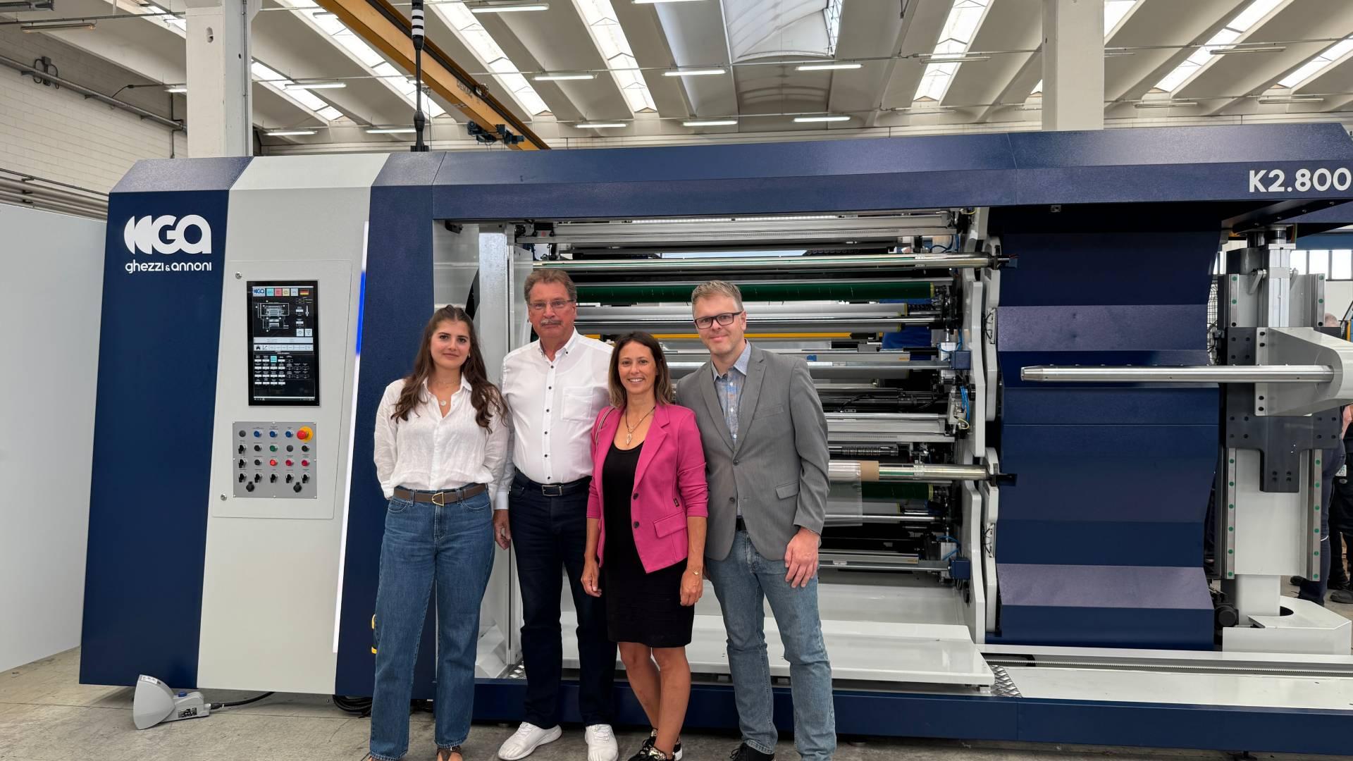 Company visit at G&A with Giorgia Marin, Mike Schätzler, Nina Pirchmoser and Martin Hirschmann