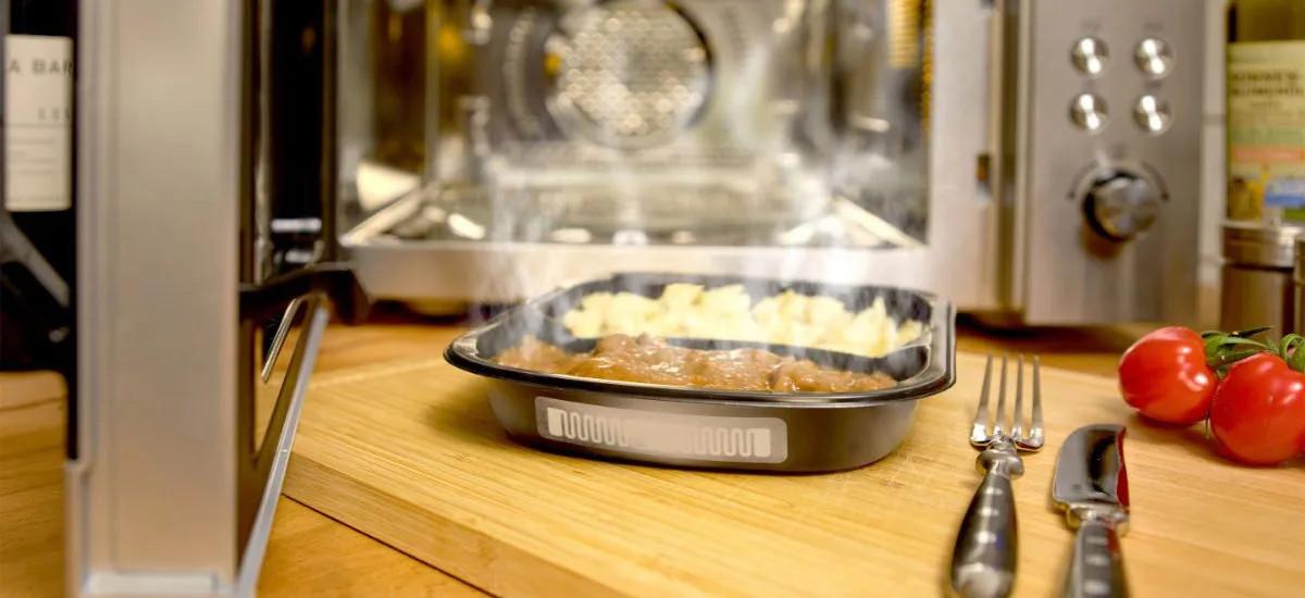 Microwaved food tray