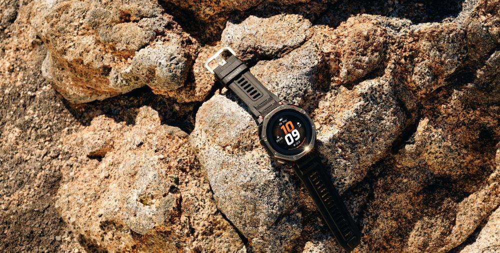 The Amazfit T-Rex Dual Solar Smart Watch