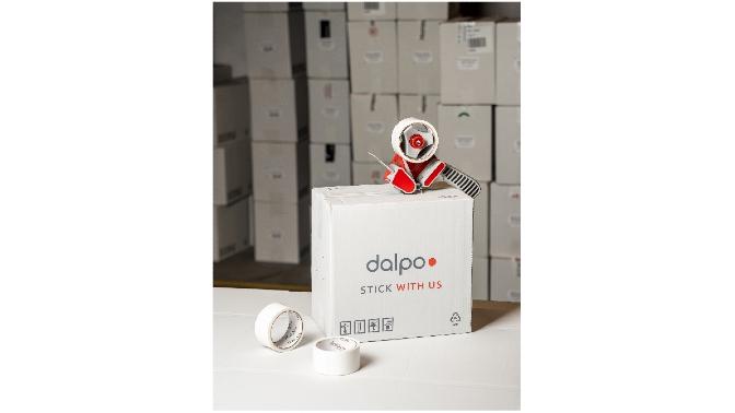 A box with the Dalpo logo